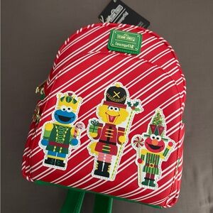 BNWT Loungefly Sesame Street Nutcracker-Themed Backpack